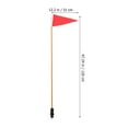 TUIBELYN 1 Set of Warning Boat Flag Folding Safety Flag Professional