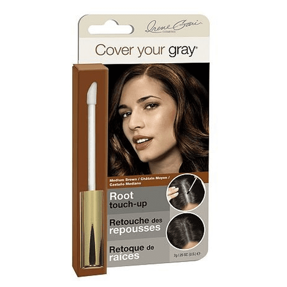 Cover Your Gray for Women Root Touch Up, Medium Brown, 0.25 oz