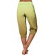 thumbnail image 5 of Mujeres Capri Pantalones Casual Suelto Largo Pantalones de Color Sólido con Corbata Elástica Cintura Y Bolsillos, 5 of 6