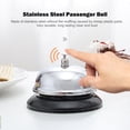 thumbnail image 3 of Call Bell Base antideslizante de acero inoxidable de 3,3 pulgadas para hoteles, escuelas, restaurantes, 3 of 8