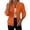 Orange, variant on Womens Baseball Jacket Zip Up Long Sleeve Knit Casual Varsity Style Coat Lightweight for Spring Fall Everyday,Purple 2XL