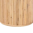 thumbnail image 5 of bali & pari Iryna Modern Bohemian Natural Rattan Console Table, 5 of 6