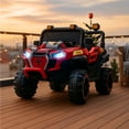 thumbnail image 2 of Carrito Electrico Montable para Niños de Control Remoto y Manejo Directo Camioneta Buggy 4X4 con Luces Estero Bluetooth y USB Doble Puerta con Seguro, 2 of 12