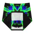 thumbnail image 7 of Floral Abstract Vibrant Kaleidoscope Symmetry Women's Shorts Non-Slip Single Pocket A-line Trouser Skirt Summer Shorts Casual Shorts for Women, 7 of 7