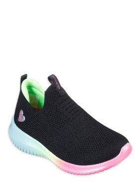 Girls Sneakers Athletic Black Walmart Com