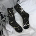 thumbnail image 5 of Fuzoiu Spiders On The Web Print Athletic Crew Socks for Men & Women,Casual Crew Socks,Above Ankle Crew Socks for Business, Casual, 5 of 6
