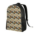 thumbnail image 2 of Cauagu Multi-Colored Roosters Print Backpacks,Travel Daypack Casual Laptop Backpack Bookbag Fits 15 Inch Computer for Men Women, 2 of 8