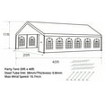 thumbnail image 2 of ALEKO PWT20X40 Heavy Duty Outdoor Canopy Event Tent with Windows - 20 X 40 FT - White, 2 of 29