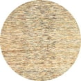 thumbnail image 1 of Ahgly Company Indoor Round Abstract Khaki Gold Solid Area Rugs, 5' Round, 1 of 6