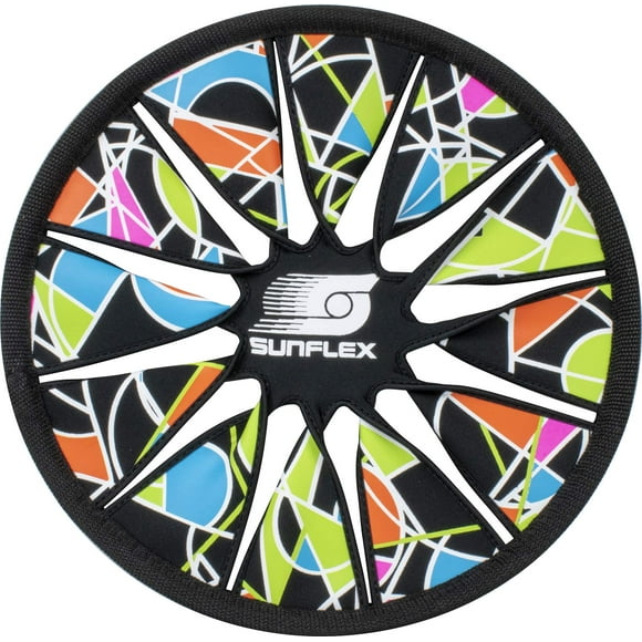 Sunflex Venus Flying Disc - Neoprene Outdoor Water Toy - Waterproof and UV Resistant Frisbee Beach Toy for Kids and Adults of All Ages - Featuring Bright Color Pro Design, Multi