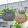 thumbnail image 4 of Maceta decorativa para jardín Matsuzay colgante con tablero impermeable incorporado Leche blanca talla grande, 4 of 6