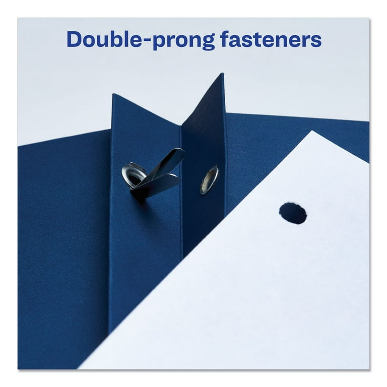Two-Pocket Folder, Prong Fastener, 0.5 Two-Pocket Folder, Prong Fastener, 0.5