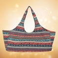 thumbnail image 3 of Portátil multicolor grande con bolsillos laterales, cremalleras, lona, ​​esterilla de yoga, bolsa para hombres, gimnasio deportivo, viajes al aire lib estilo Macarena bolsas de esterilla de yoga, 3 of 7