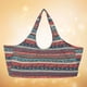 thumbnail image 3 of Portátil multicolor grande con bolsillos laterales, cremalleras, lona, ​​esterilla de yoga, bolsa para hombres, gimnasio deportivo, viajes al aire lib estilo Macarena bolsas de esterilla de yoga, 3 of 7