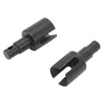 thumbnail image 3 of RC Diff Outdrive, Acier RC avant Diff Drive Tasse 2pcs Conduite Équilibrée Haute Résistance pour 1/10 RC Voiture Noir, Argent, 3 of 8