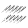 thumbnail image 4 of 10pcs Plomb Fer à Souder Libre Pointe Ensemble Soudure Fer Pointe Outil Accessoire 900MT1.6D, 4 of 8