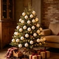 thumbnail image 6 of TMOYZQ 10 PCS Christmas Balls Bulk Shatterproof Plastic Christmas Tree Decorations for Decorative Hanging Baubles 3.1in, 6 of 6