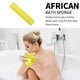 thumbnail image 2 of Esponja Africana de Red Esponjas de Baño Largas de Red para Ducha Exfoliante Exfoliante Corporal Exfoliante de Espalda Suavizador de Piel Ideal para Uso Diario, 2 of 4
