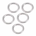 thumbnail image 4 of 5Pcs Boat Round Rings, Stainless Steel 304 Seamless Welded Hanging Ring for Hammock Yoga, 4 of 7