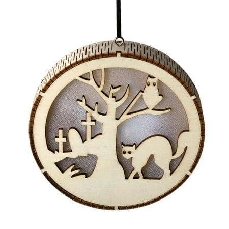 

Paptzroi Chandelier LED Halloween Light Wall Hanger Hollow Atmosphere Wooden Decoration Home Decor Vintage Easter Decorations Lot Stained Glass Drinking Glasses Glam Decorations for Bedroom Garland O
