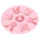 thumbnail image 5 of Molde de pastel de silicona de dibujos animados DIY jabón de chocolate postre pudín hacer molde cocina herramienta para hornear rosa, 5 of 14