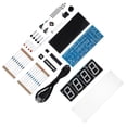 thumbnail image 1 of Kit De Reloj Digital De Bricolaje Recargable De 4 Dígitos, Kit De Práctica De Soldadura De Reloj Electrónico Proyectos De Soldadura De Reloj Despertador Controlado Por Luz Para, 1 of 7