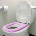 thumbnail image 4 of Toilet Seat Cushion Pad, Waterproof Toilet Seat Cushion, Portable Padded Cover | Reusable EVA Soft Pad for Comfort and Hygiene in Home, Travel, 4 of 8