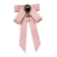 thumbnail image 1 of Broche de pajarita, corbata de lazo preatada, broche de corbata a la moda para mujer, Pin Bowknot Rosa, 1 of 8