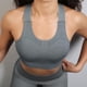 thumbnail image 2 of Racerback es deportivos acolchados de para yoga, gimnasio, entrenamiento, fitness, S gris Yuyangstore Sujetadores deportivos para mujeres, 2 of 8