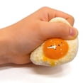 thumbnail image 4 of SBYOJLPB Slow Rising Triangular Egg Yolk Rice Ball Sensory Toy Imitation of True and False Tool Silicone Stress Relieving Release Hand Pinching, 4 of 5