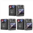 thumbnail image 1 of 3X 4K Mini Police Camera Digital Video Recorder Camcorder Camera IR Night Vision Body Camera Sports Back Clip with WIFi,3x Body Camera 3x USB Cable,Black, 1 of 10