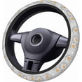 thumbnail image 4 of Steering Wheel Cover Women Men Flower Elastic Stretch Soft Car Wheel Protector Universal Breathable No-Slip Car Accessories for Truck Van SUV Auto Fit 14-15 Inches, 4 of 10