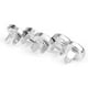 thumbnail image 2 of Botón magnético redondo, 50 piezas de broches magnéticos de metal, hebilla de broche magnético, botón magnético, estándares líderes en la industria, 2 of 6