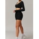 thumbnail image 3 of Conjuntos de entrenamiento for mujer, 2 piezas, sujetador deportivo, camiseta sin mangas, polainas de cintura alta, gimnasio, Yoga, ropa activa, Top de entrenamiento for mujer, 3 of 6