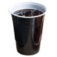 thumbnail image 2 of Black Plastic Cups 16 ounce, 100 Count (2 Packs of 50) -Great for Parties, Camping, Celebrations, 2 of 2