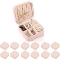 thumbnail image 1 of Organizadora de Joyero para Viaje, Estuche Organizador de Joyas Portatil, Caja de Joyero Pequeño de PU Para Mujer, Joyero Regalos para Anillos, Pendientes, Collares, Aretes, 1 of 4