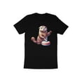 thumbnail image 4 of Funny Sea Otter Animal Playing Curling Player Game Day Gift T-Shirt Cool Otter Curling Player Birthday Holiday Present Men Women Tshirt, 4 of 10
