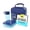 Blue Dinosaurs, variant on Arctic Zone Lunch Box Combo, Tesseract Red and Black