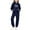 #0169-Dark Blue, variant on Fovaffer 2PC Boys Girls Christmas Printed Hoodie & Sweatpants Two-piece Set, Long-sleeved Casual Sports Outfit Kids Winter Clothes for Daily, Travel, Holiday, Party Wear 2-14Y