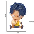 thumbnail image 1 of Figura de acción de Anime de One Piece, accesorios de coche, Luffy Zoro, PVC, Robin Nami, Chopper, Ace Brook, Usopp, estatuilla, adornos para coche, juguetes para muñecas, 1 of 4