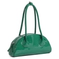 thumbnail image 2 of Sac Demi-Lune pour Femmes en Cuir Verni Sac à Bandoulière Rétro Sac à Main Mode Sac Hobo Sac de Magasinage Polyvalent, 2 of 5
