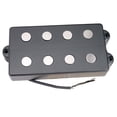 thumbnail image 3 of Pastilla Humbucker para Bajo Eléctrico Sunnimix Negra 101x48mm, 3 of 6