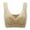 Beige, variant on Sports Bra Womens Women'S Air Permeable Extra Support Wirefree Lace Bra Plus Size Khaki 3Xl