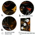 thumbnail image 3 of Designart "Street Style Urban Motorbike I" Motorcycle Floater Framed Canvas Prints, 3 of 5