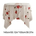 thumbnail image 3 of Christmas Tablecloth Embroidery Home Ambiance Sense Beautify Decoration Dust Tablecloth Backdrops, 3 of 6