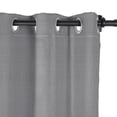 thumbnail image 3 of TWOPAGES Outdoor 26 W X 63 L Inch Curtain Grommet Windproof Waterproof Drape, 1 Panel, Cast Silver, 3 of 5