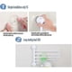 thumbnail image 4 of 4-arm Wall Mounted Swivel Towel Ra, Fold Towel Ra, 180 Rotatable Towel Dryer For Bathroom Kitchen, 4 of 4