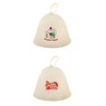 thumbnail image 1 of Sombrero de Sauna Finlandés Gorro de Fieltro de Lana Protección para La Cabeza para Hombres para Mujeres Use Style 1+Sombrero de Sauna Finlandés Zulema Gorro Sauna Gorro Banya, 1 of 8