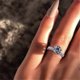 thumbnail image 4 of Teen Girls Shiny Cubic Zirconia Ring Jewelry Rings for Teen Girls White 5, 4 of 5