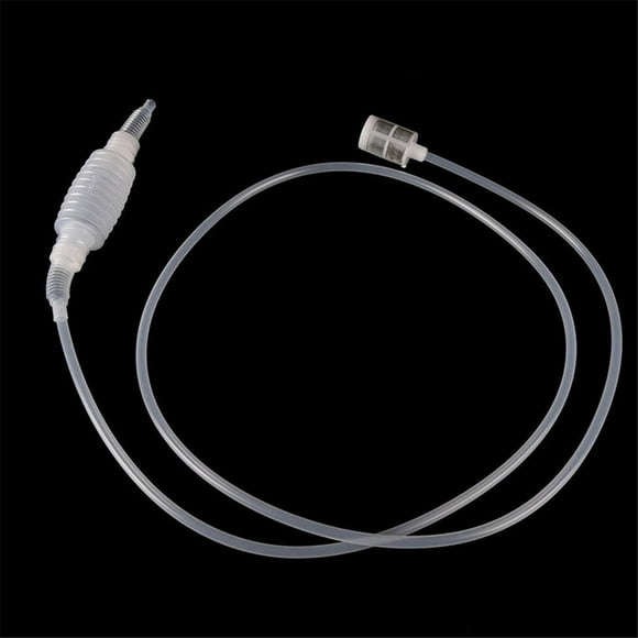 LILELIS Portable Manual Oil Siphon Tube Car Hose liqueur Extractor Transfer Zip Pro Angle Gauge